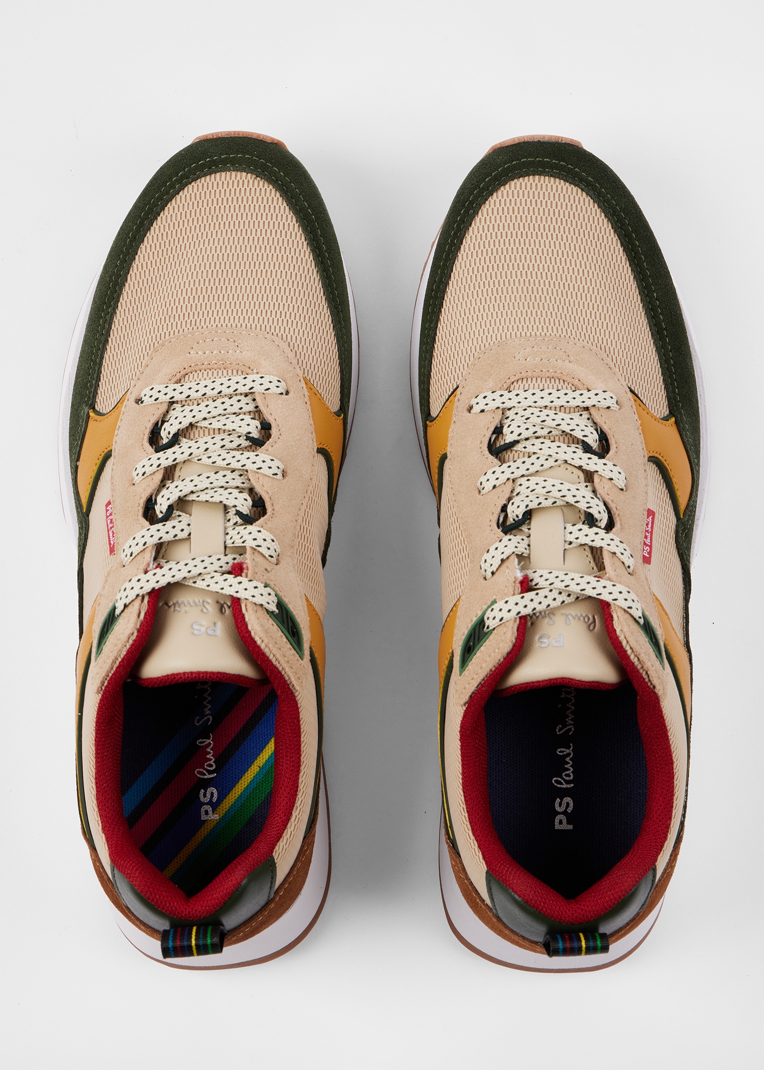 Khaki 'Belair' Trainers - 3