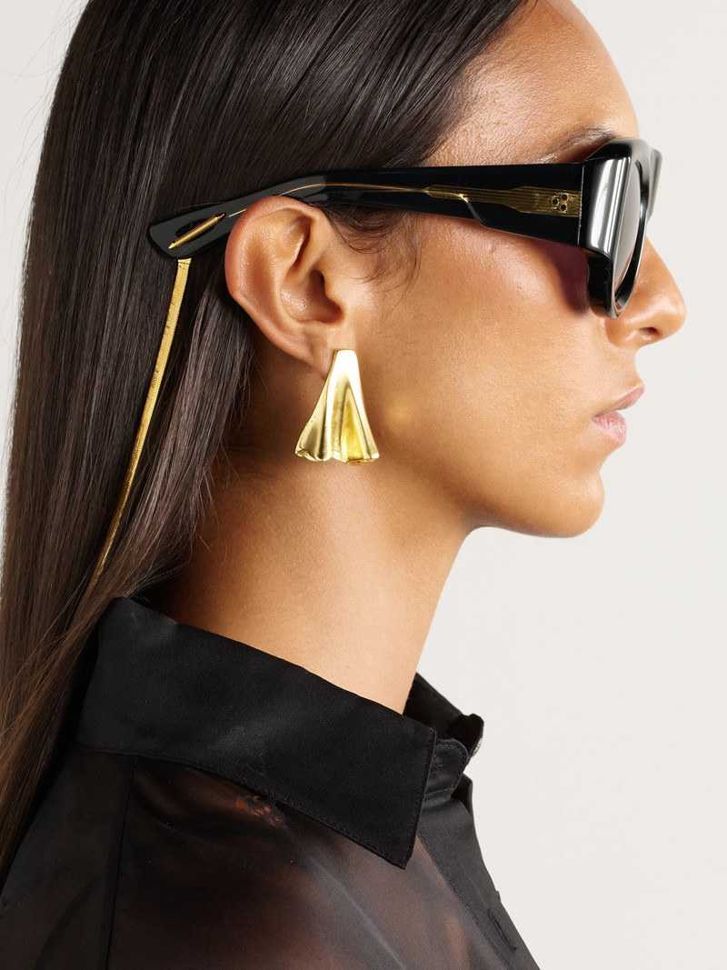 Barclay aviator-style acetate sunglasses Black 5