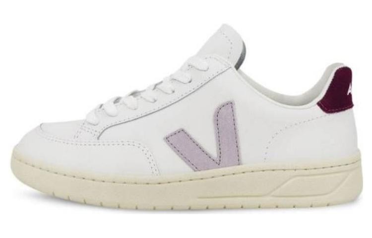 Veja V-12 Leather 'Extra White Purple' XD0203301 - 2