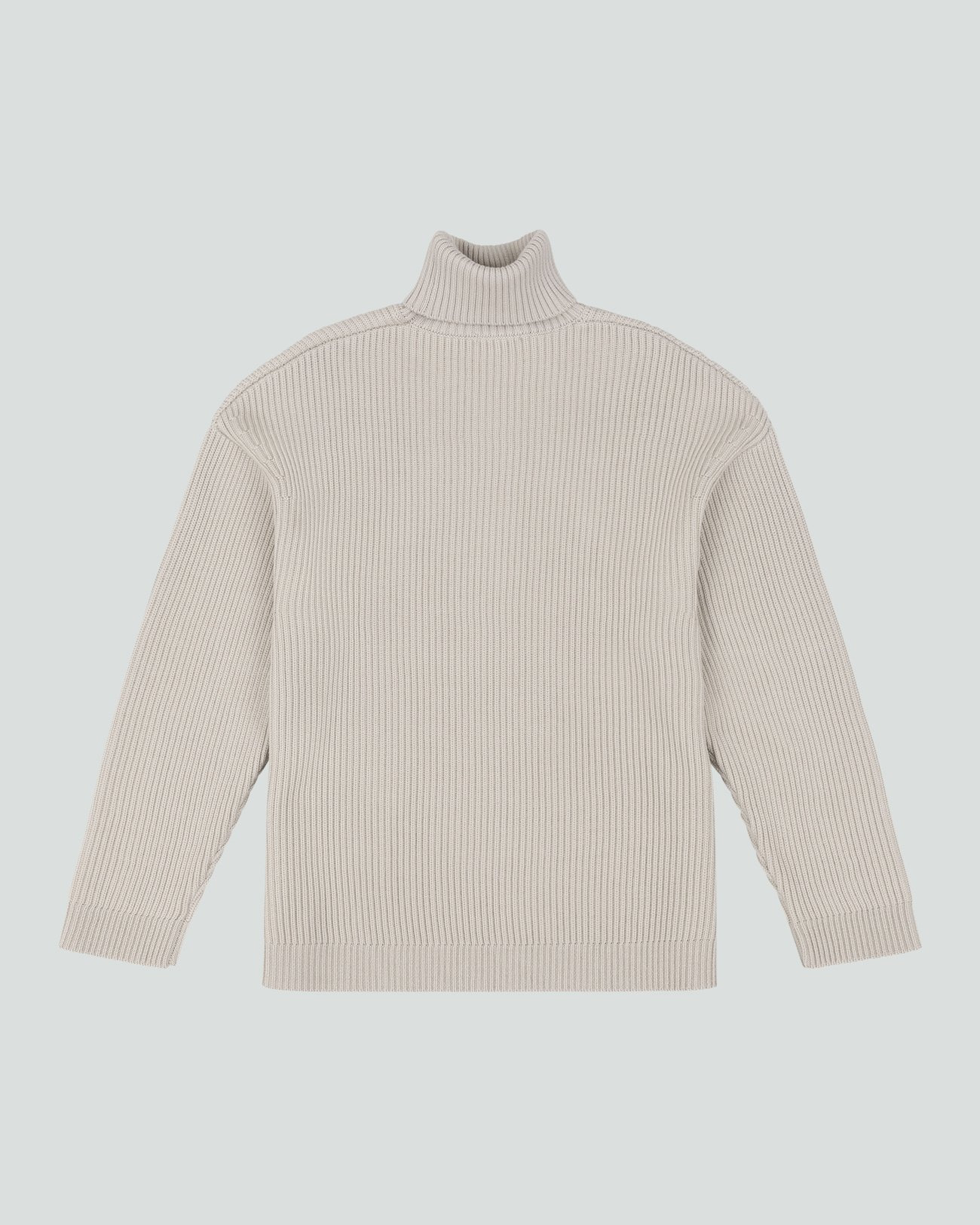 CHUNKY TURTLENECK BEIGE - 2