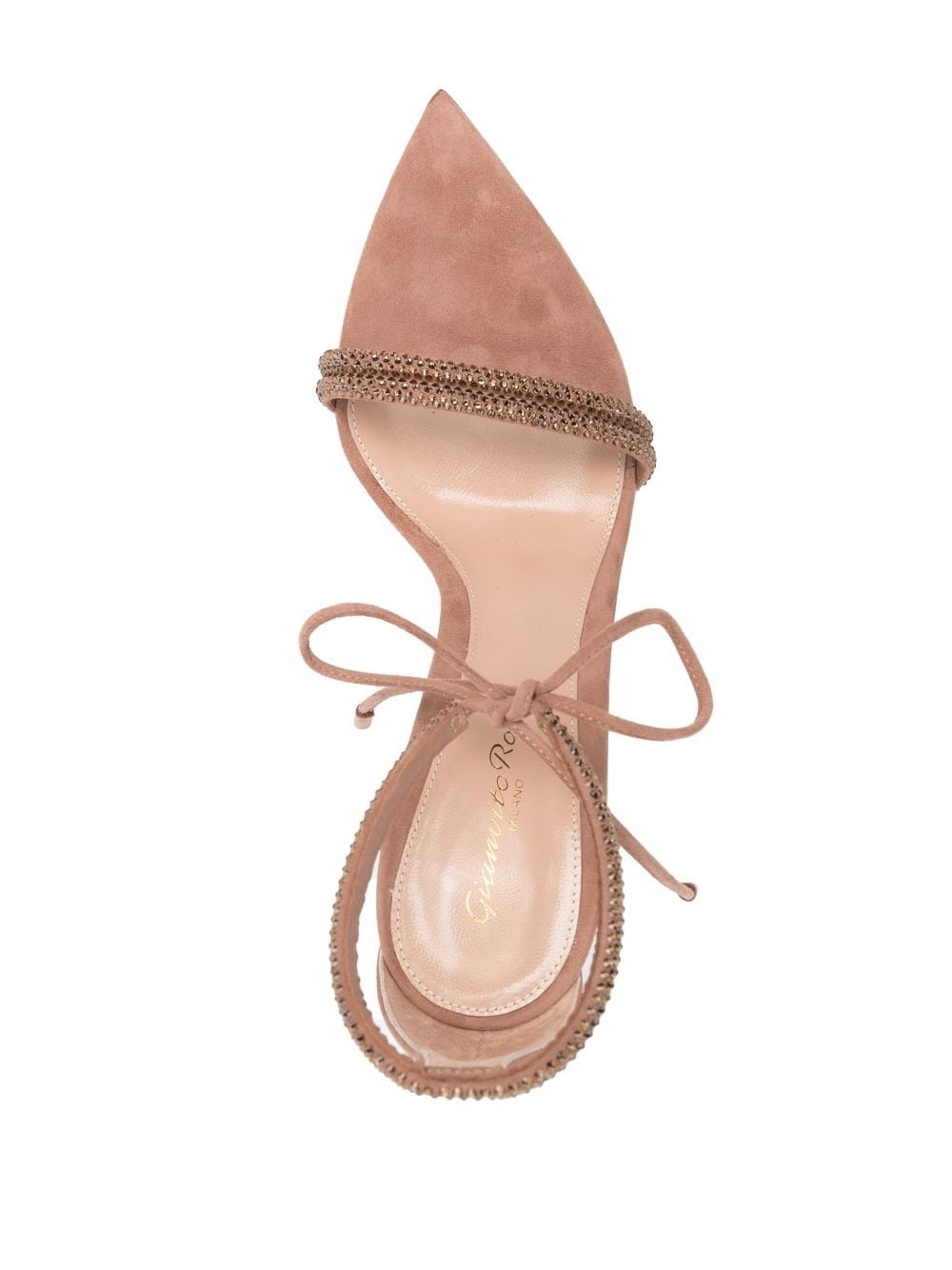 Montecarlo 105mm suede sandals - 4
