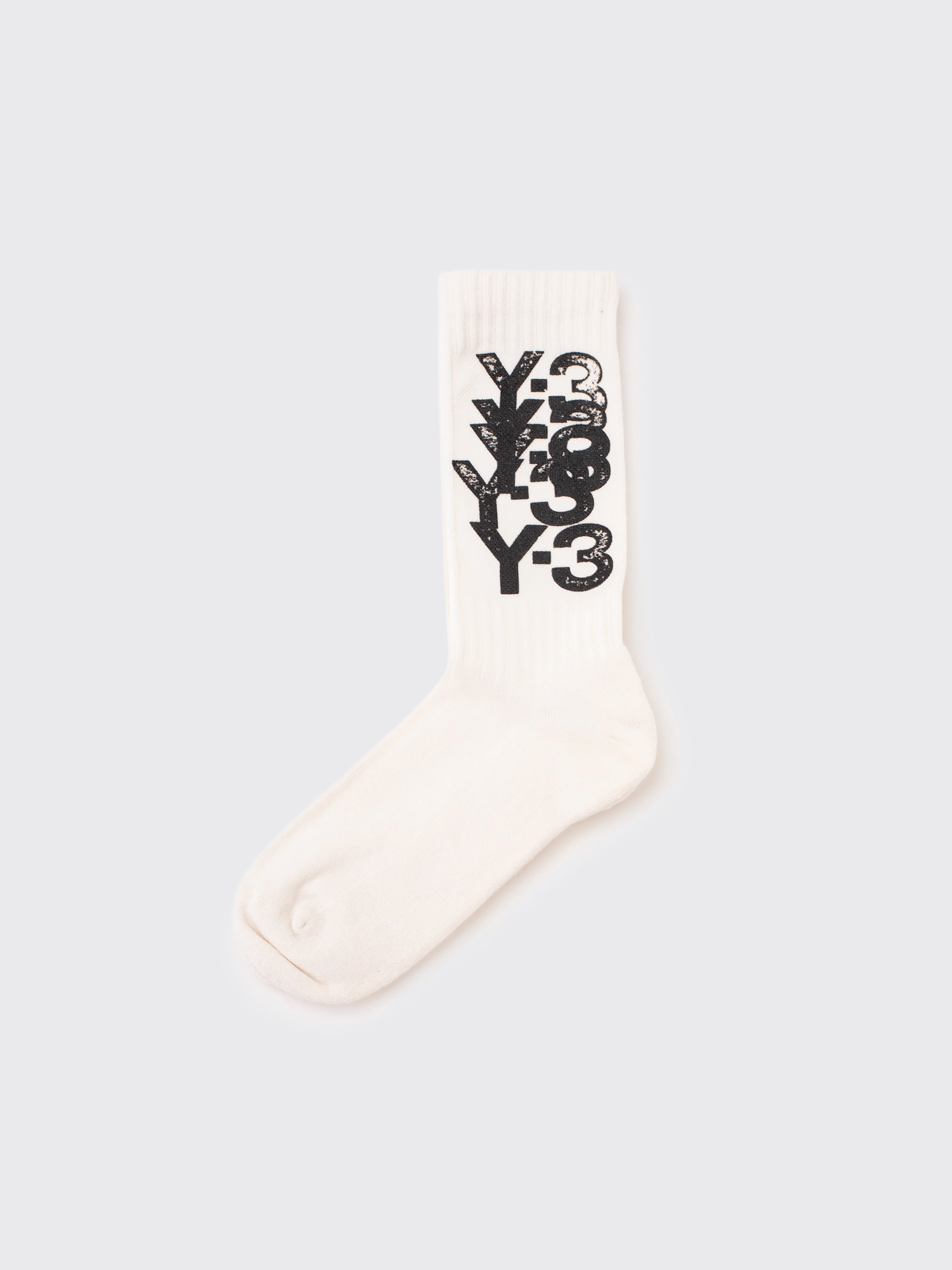 Y-3 Graphic Crew Socks - 1