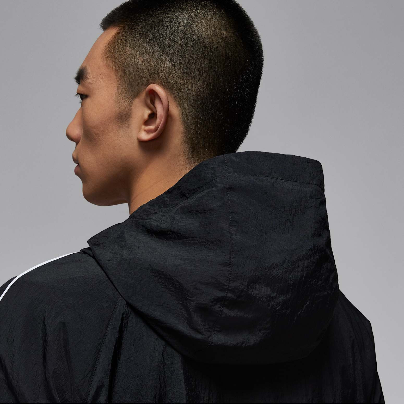 Air Jordan Sport Classic Hooded Jacket 'Black'  IB2242-010 - 3