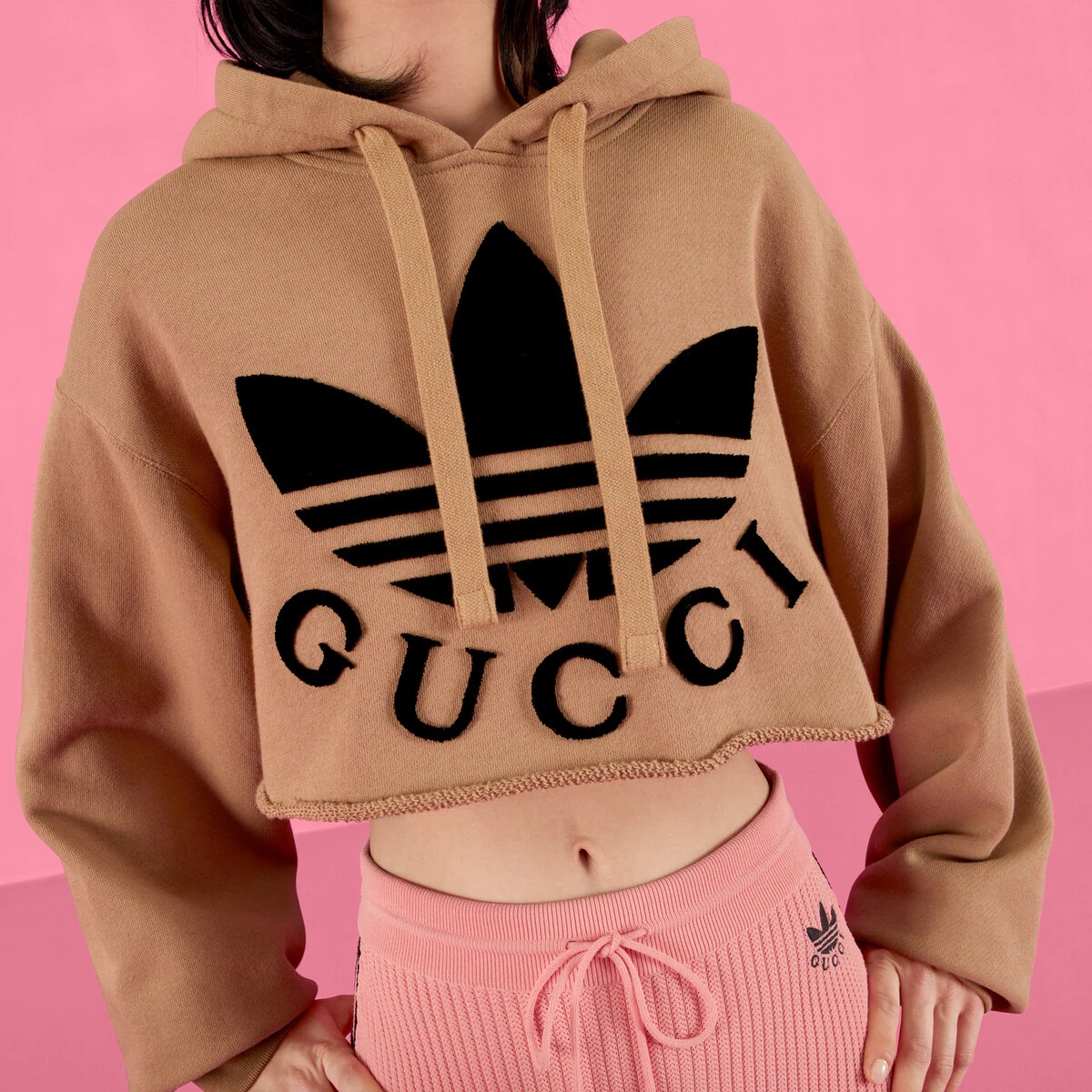 adidas x Gucci cropped sweatshirt - 4