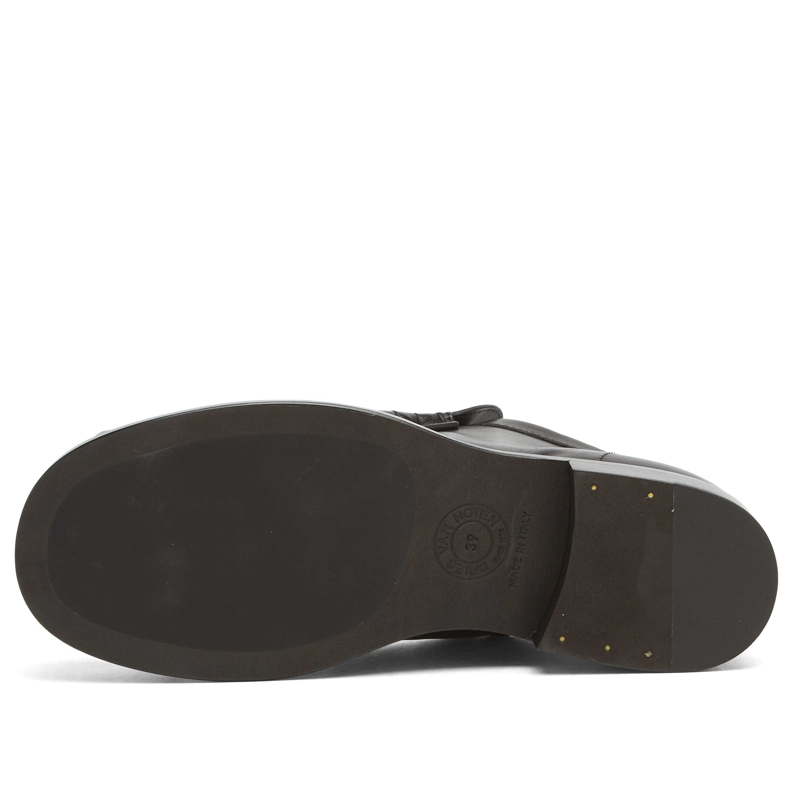Dries Van Noten Moc Toe Leather Loafers - 5