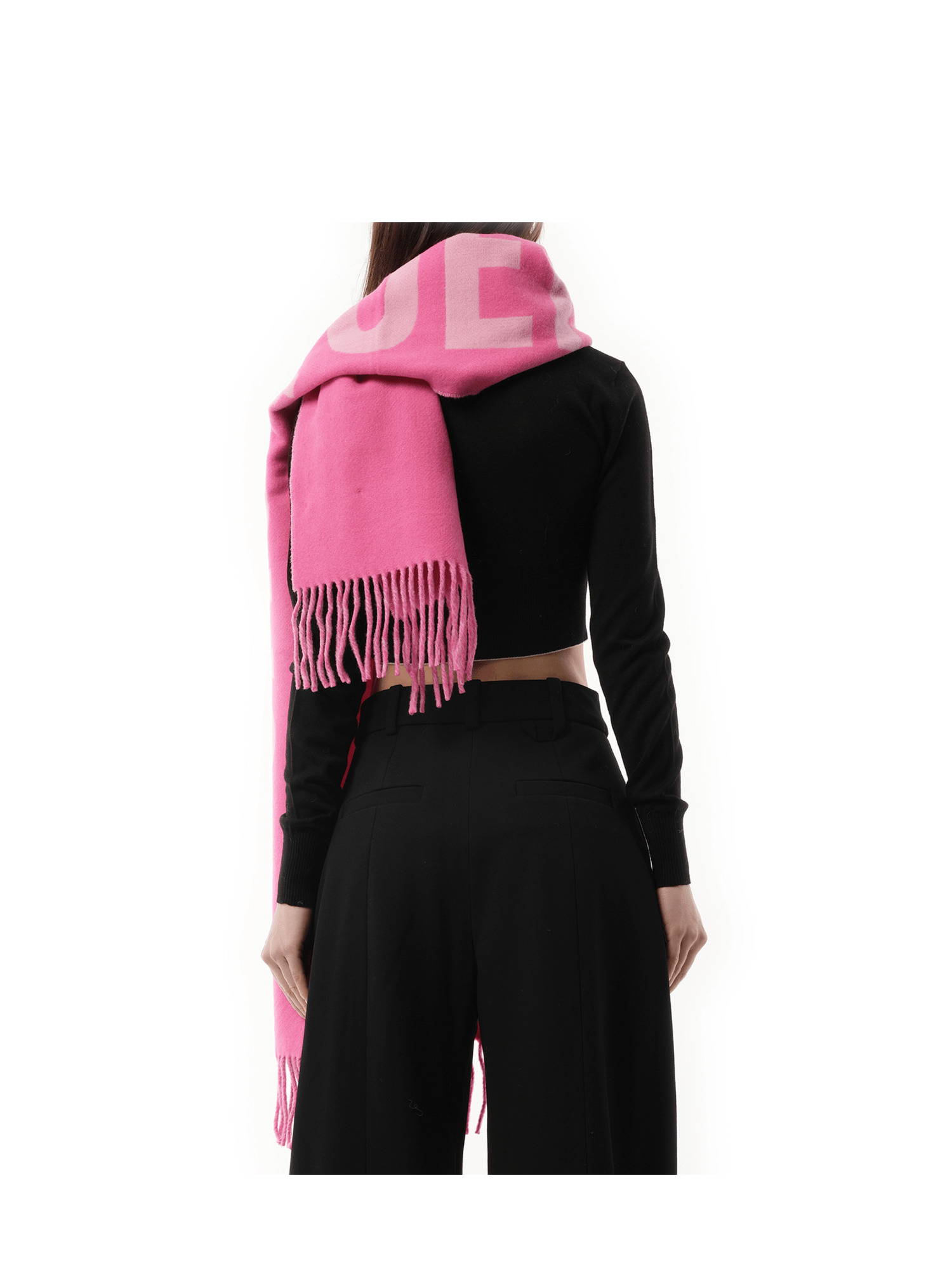 L'echarpe Jacquemus Scarf in Pink/Multicolour - 6