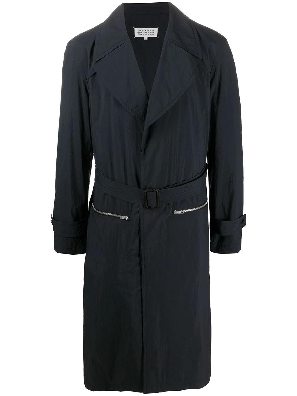 belted trench coat - 1