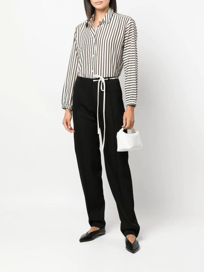 Sara Lanzi drawstring-fastening waistband trousers outlook