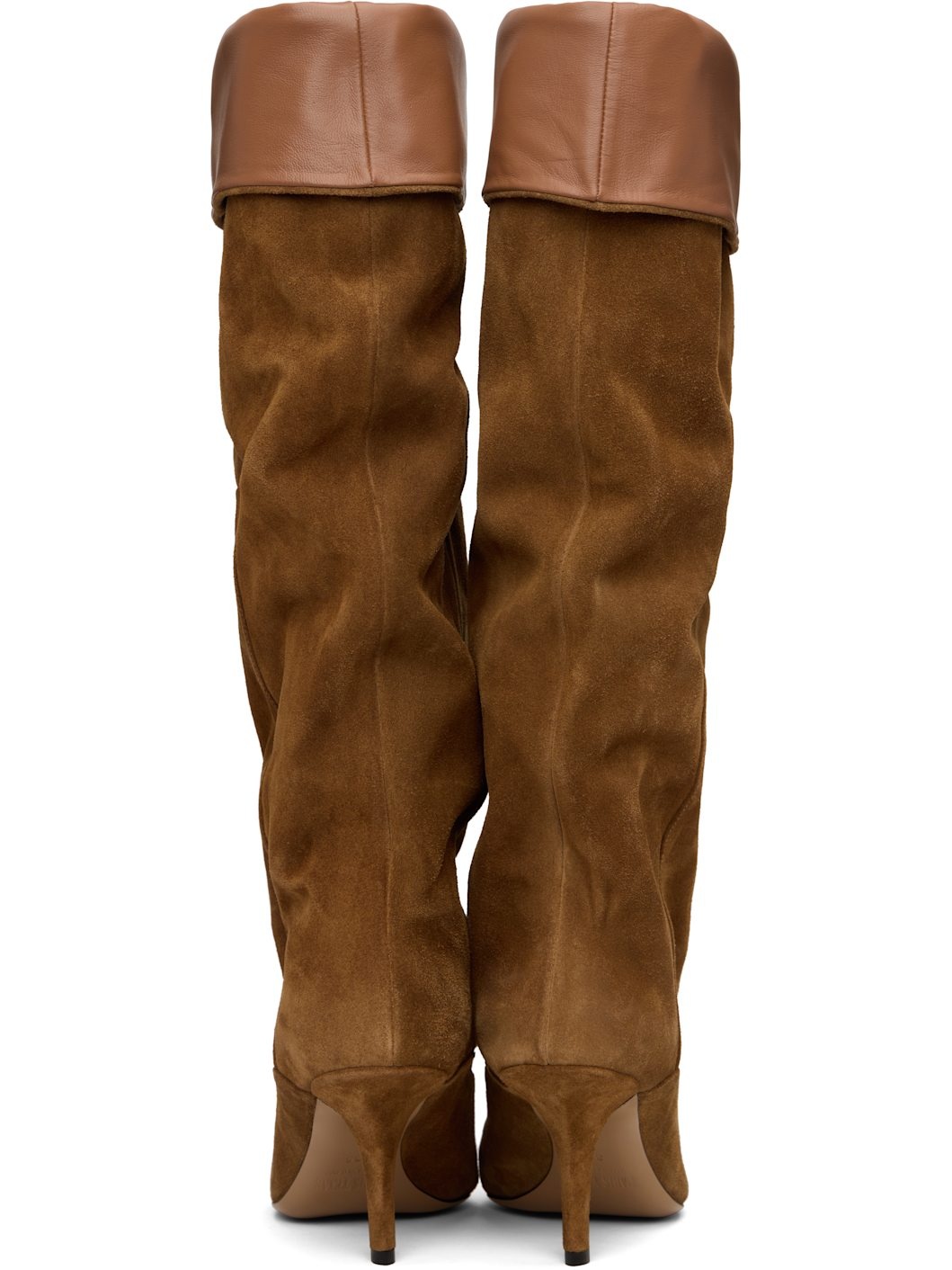 Tan Ines Reverse Midcalf 75 Tall Boots - 2