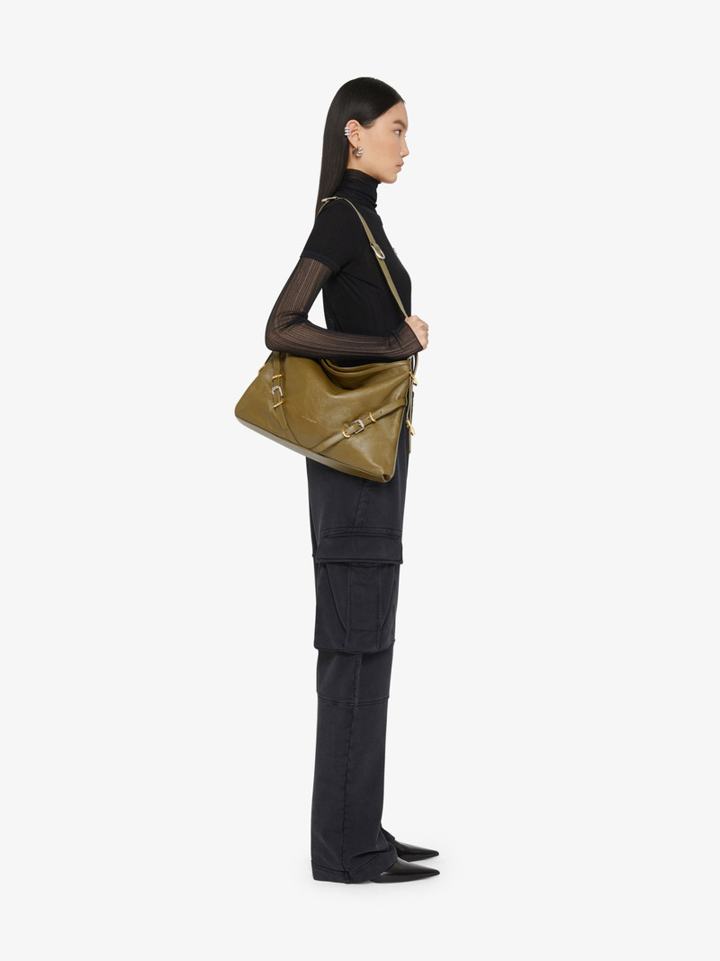 Givenchy MEDIUM VOYOU BAG IN LEATHER outlook