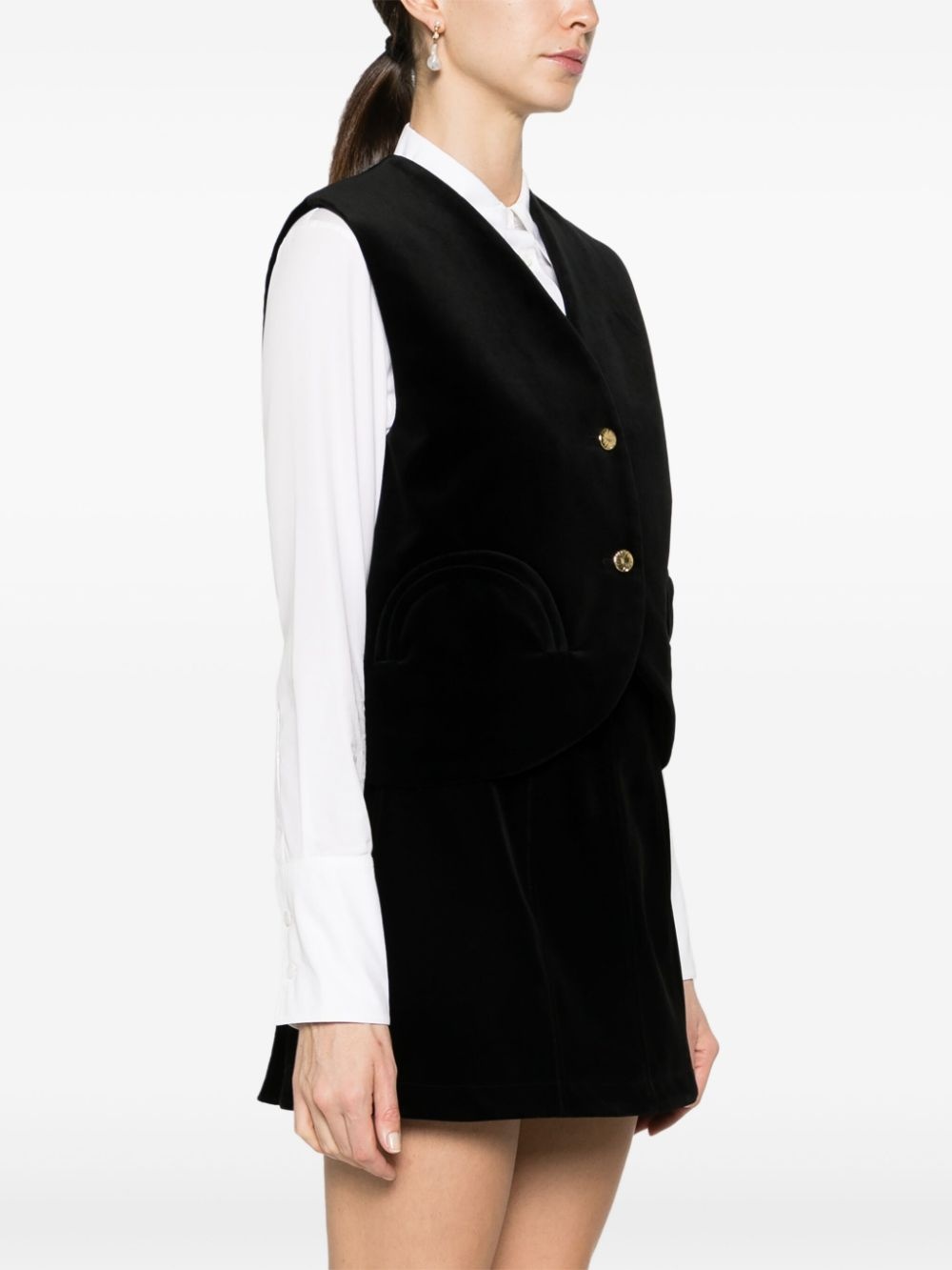 Jealousy Gliss velvet waistcoat - 3