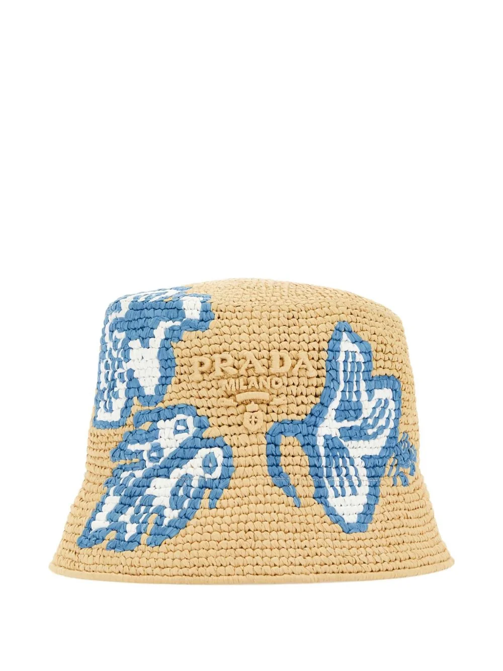 raffia bucket hat - 1