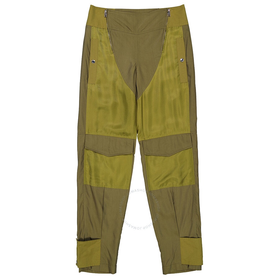 Burberry Dark Seaweed Green Cargo Pants - 5