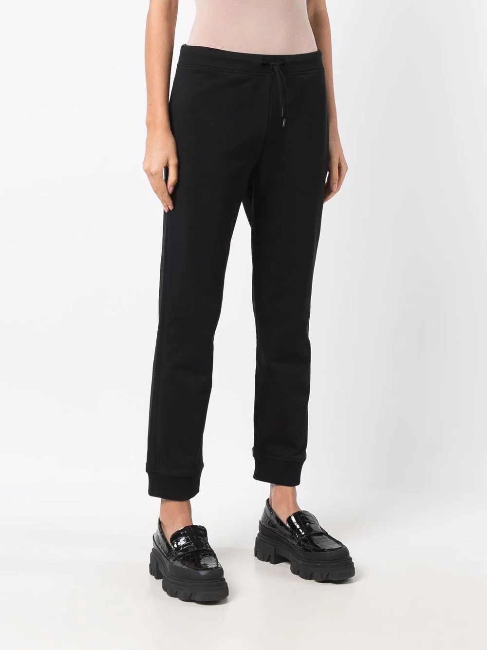 cropped straight-leg track pants - 3