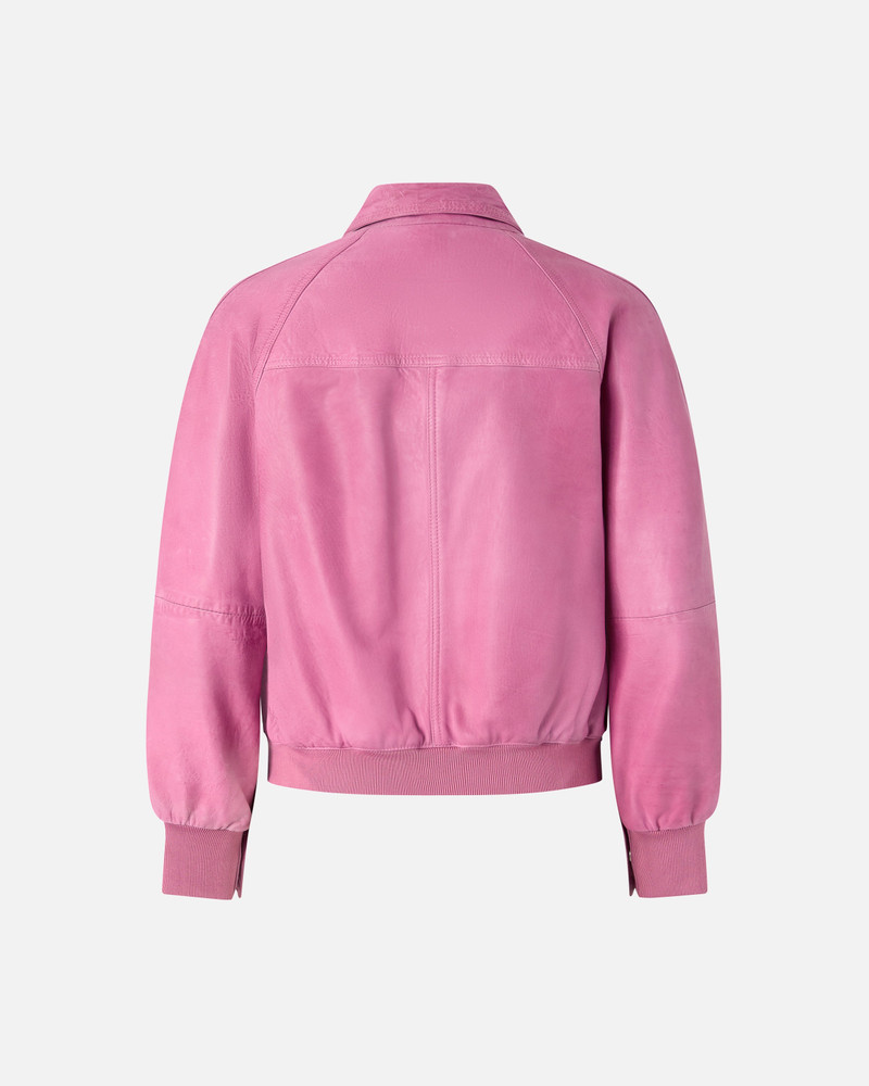 PINKO BOMBER JACKET IN VINTAGE LEATHER outlook