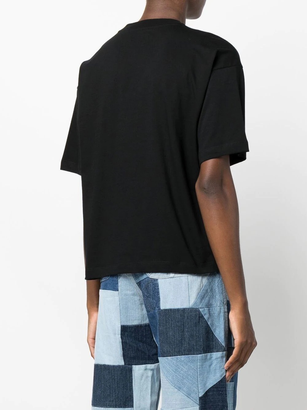 logo-embroidered oversize T-shirt - 4