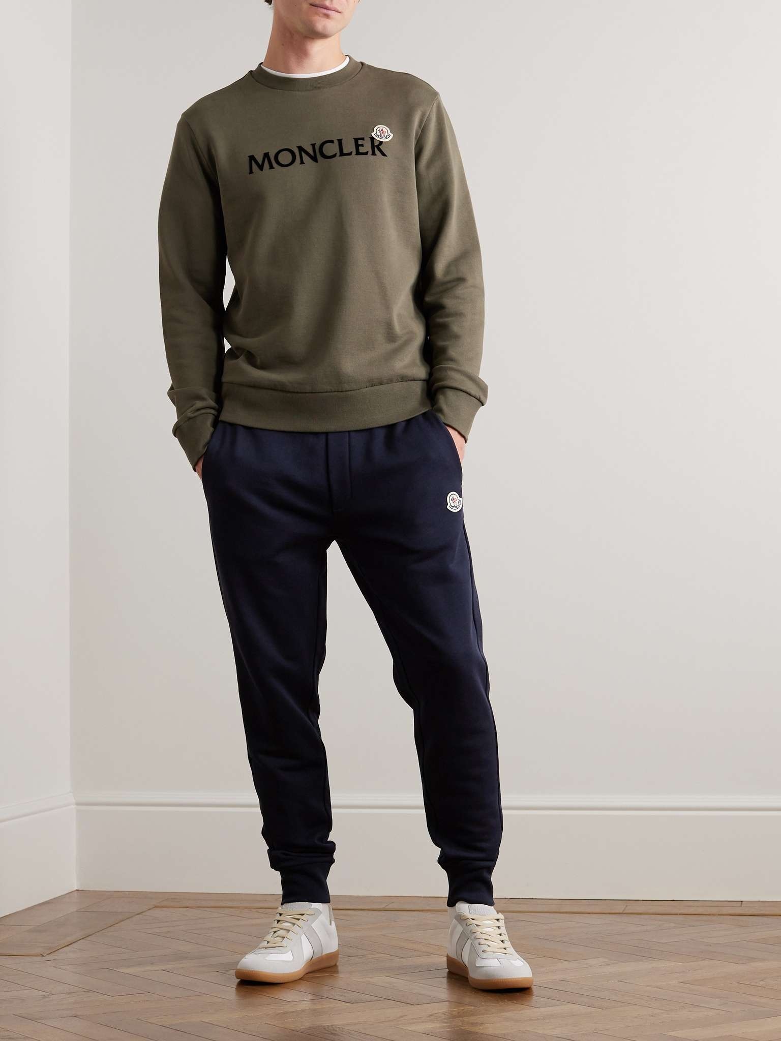 Tapered Logo-Appliquéd Cotton-Jersey Sweatpants - 2