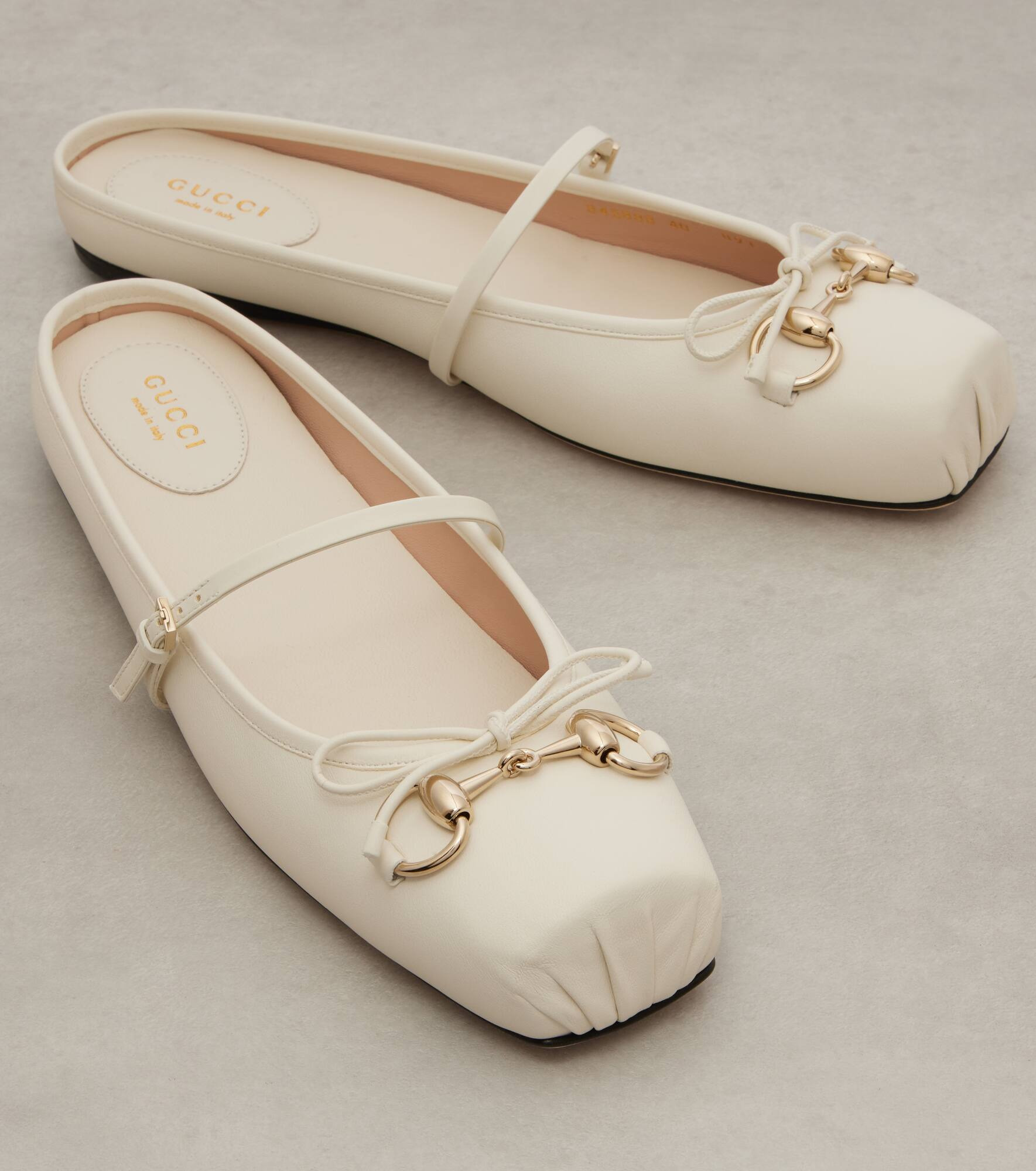 Gucci Horsebit leather ballet flats - 5