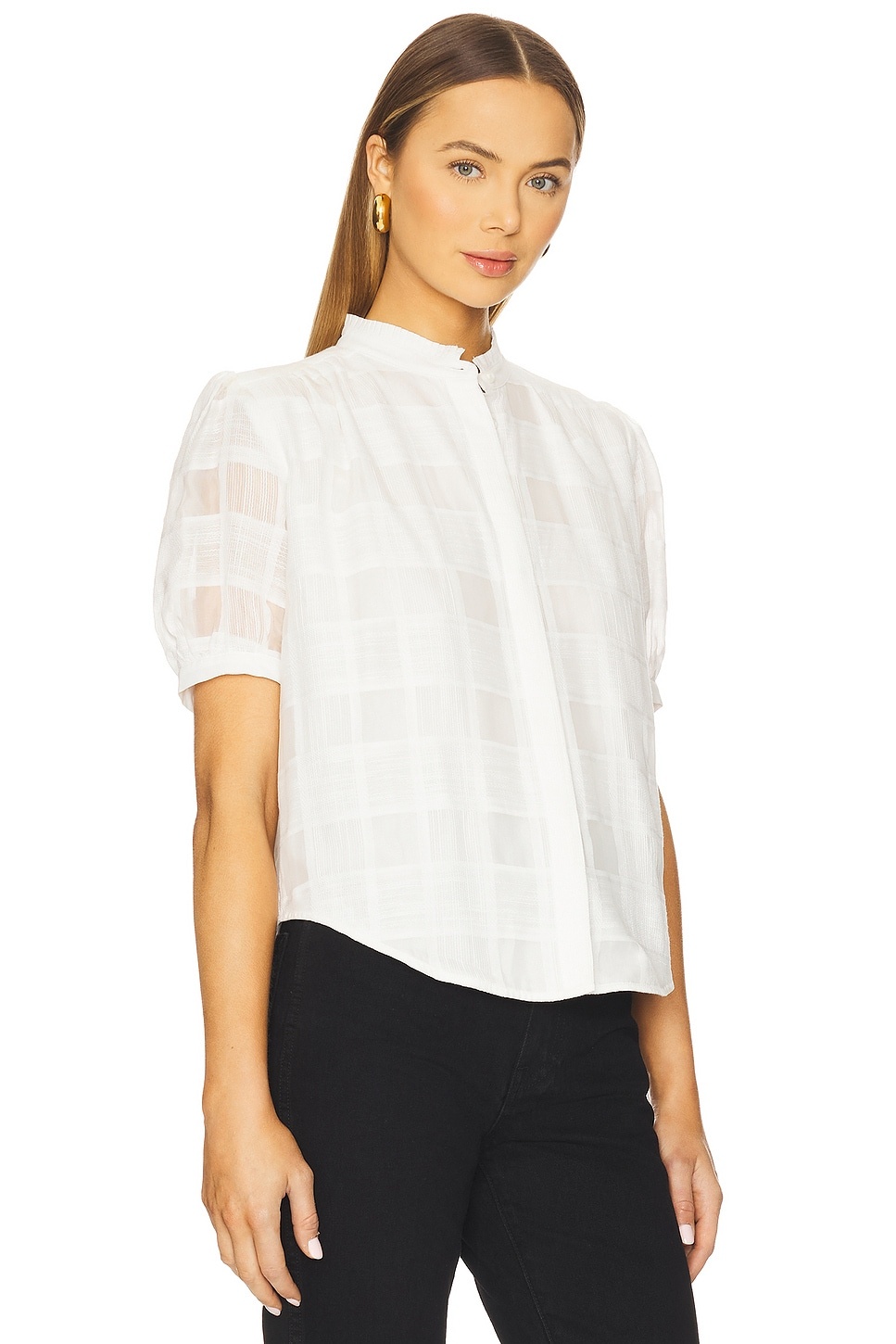 Jordan Short Sleeve Plaid Top - 2