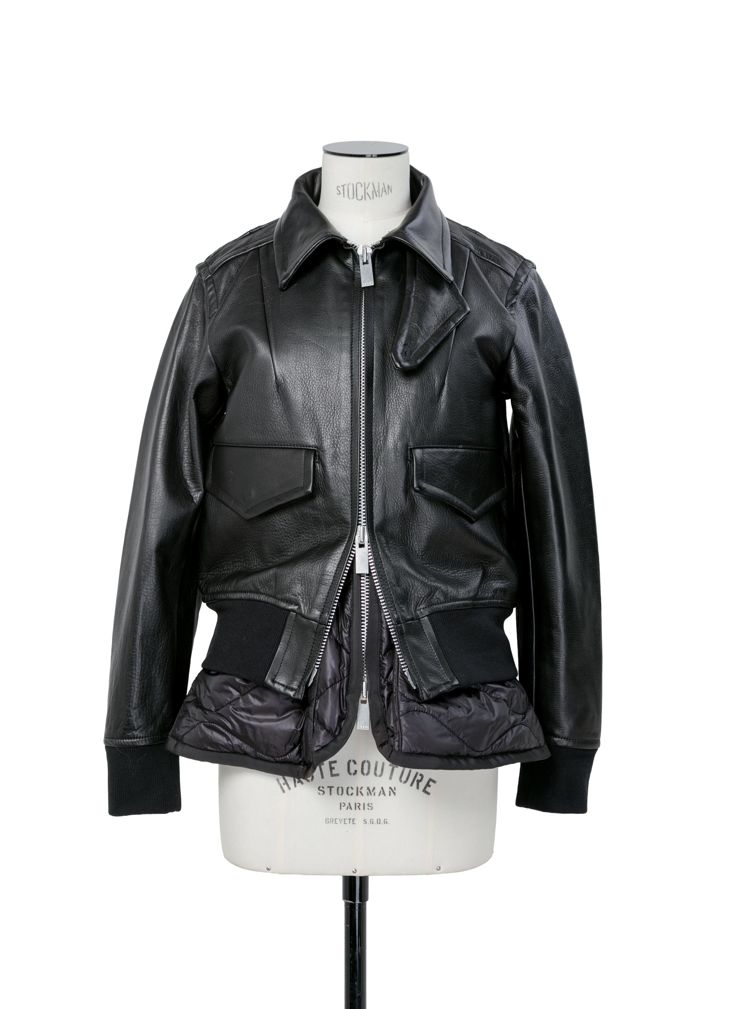 Leather Blouson - 4