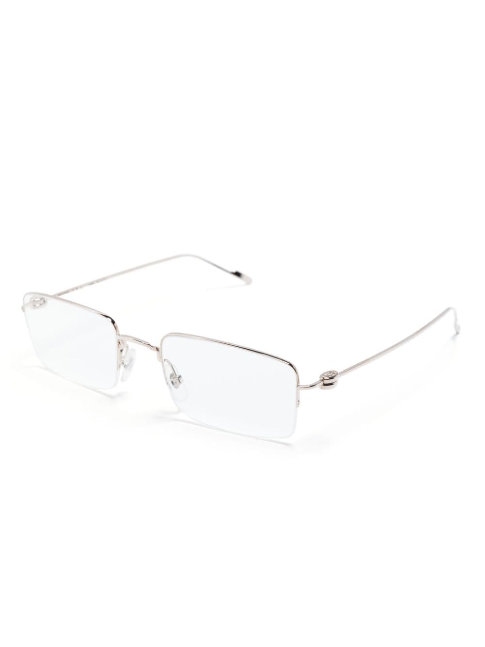 rectangular-frame metal glasses - 2