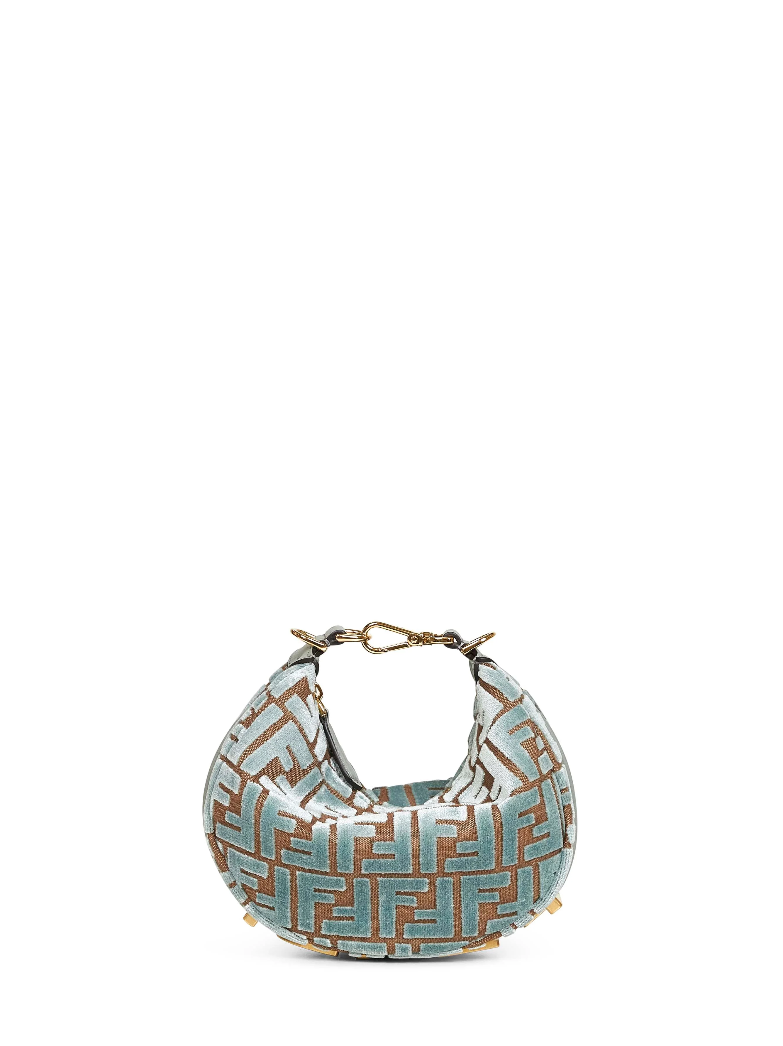 Fendi Women Matcha Green Fendigraphy Mini Minibag - 1