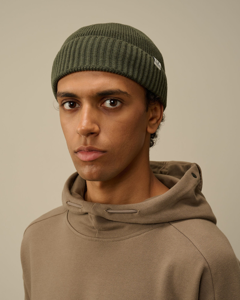 C.P. Company Re-Wool Fisherman Beanie outlook
