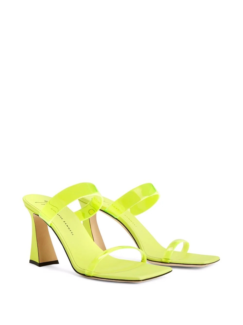 Flaminia Plexi double-strap sandals - 2