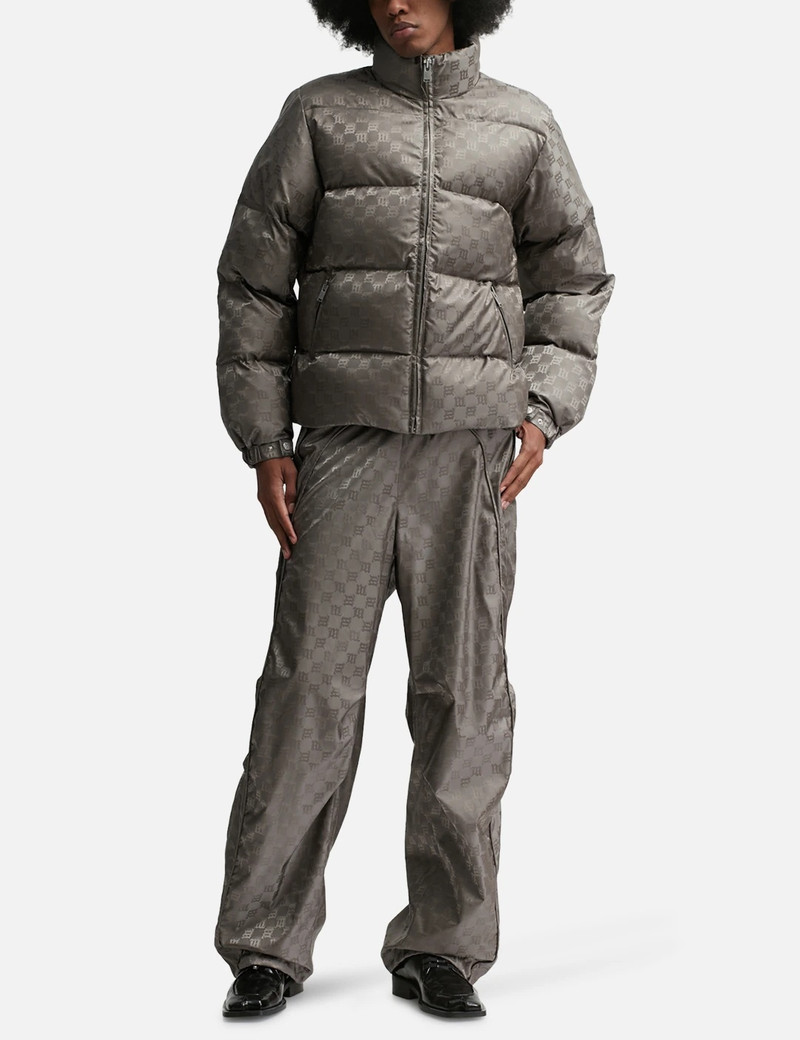 MISBHV NYLON MONOGRAM PARACHUTE TROUSERS outlook