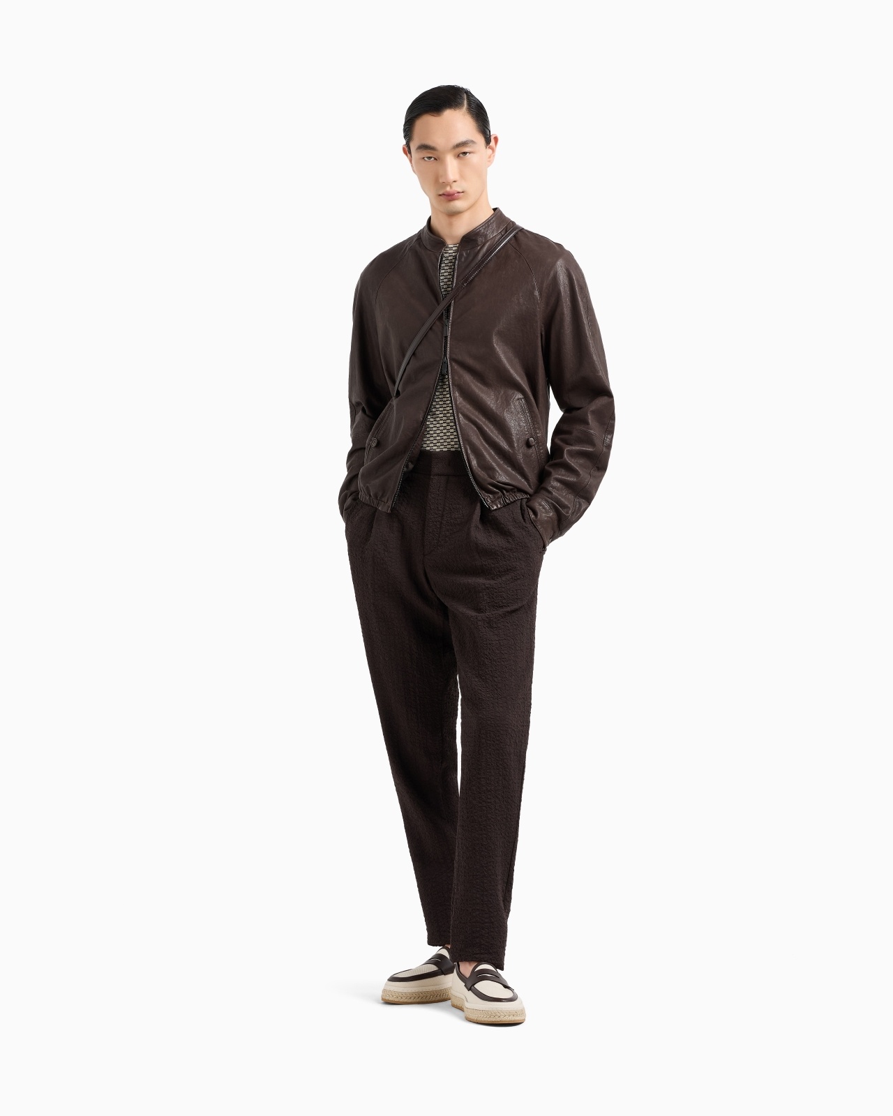 SINGLE-PLEAT STRETCH-WOOL TROUSERS - 2