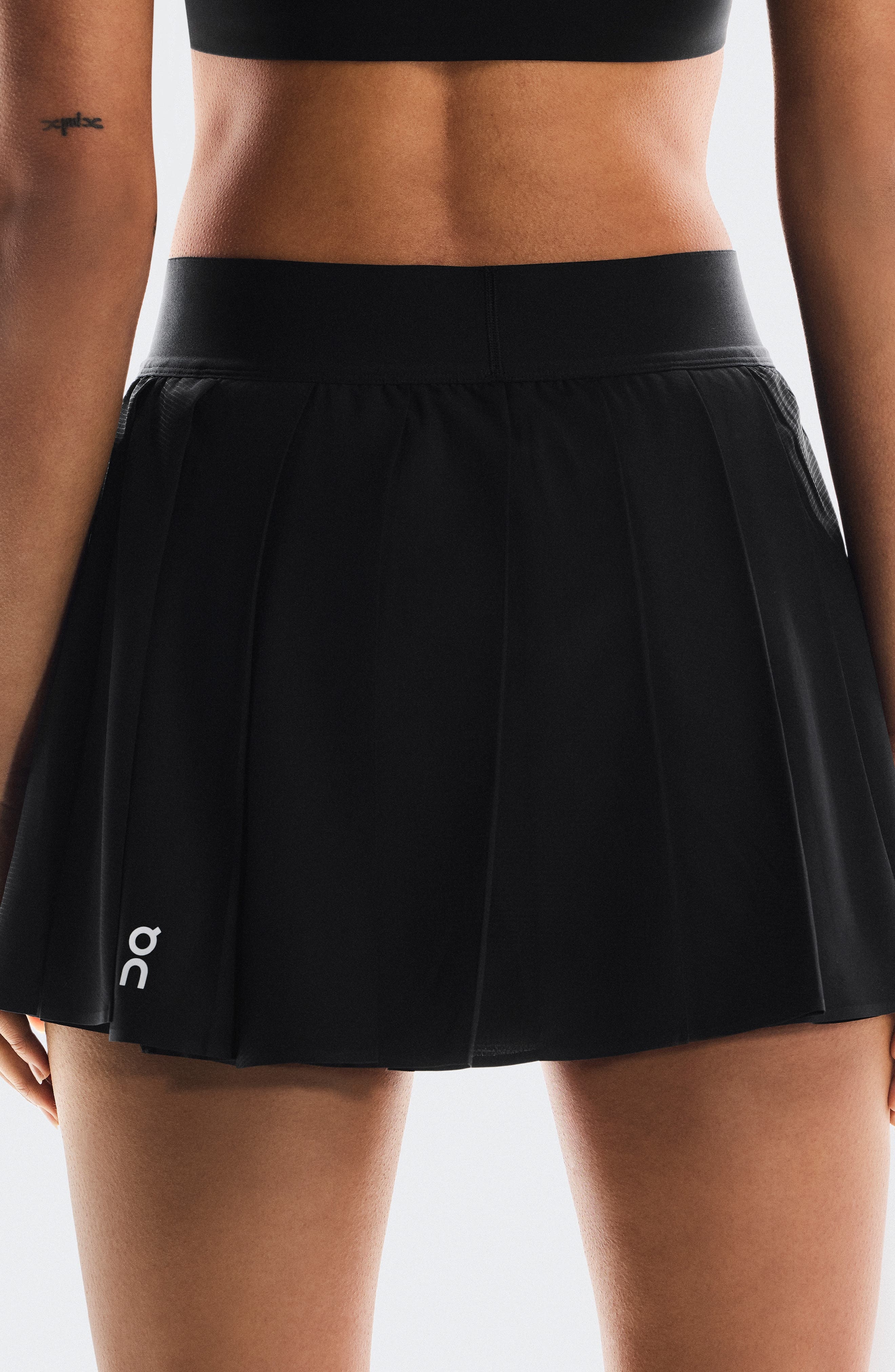 On Court Pleated Skort in Black at Nordstrom - 4