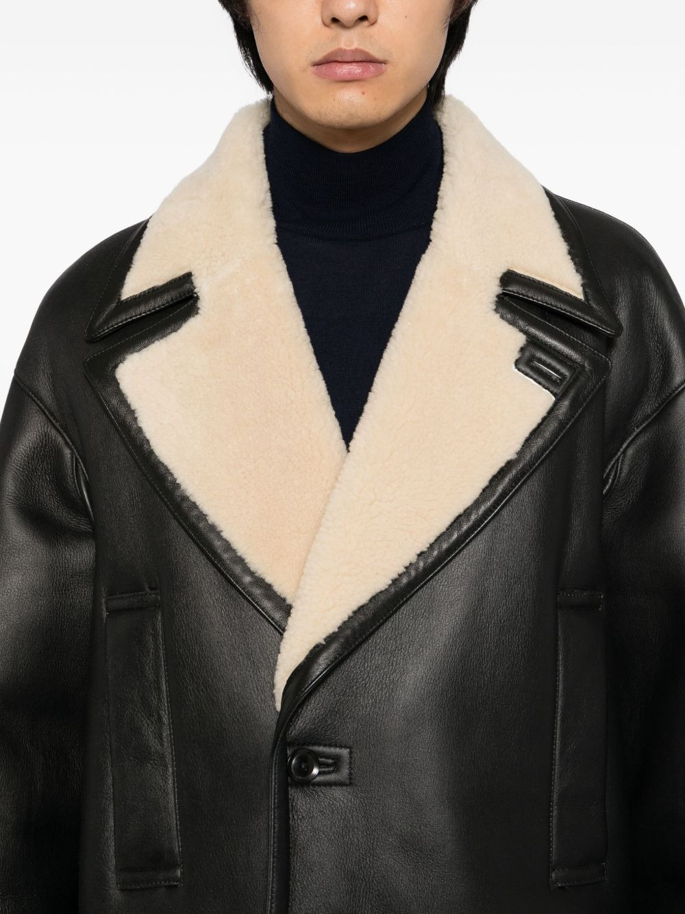 mouton reversible coat - 5