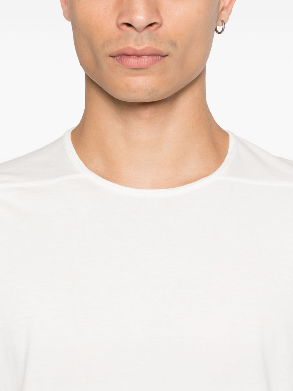 long-sleeve tie-detail T-shirt - 4