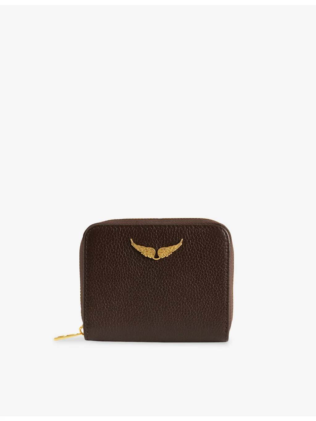 ZV mini logo-plaque leather coin purse - 1