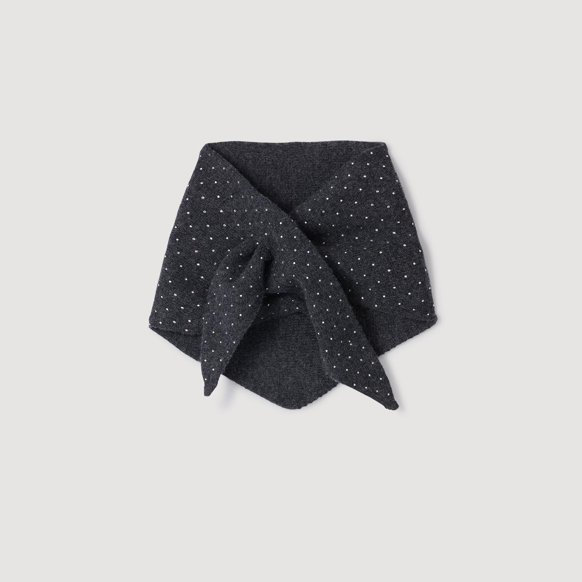 WOOL AND CASHMERE SCARF - 4