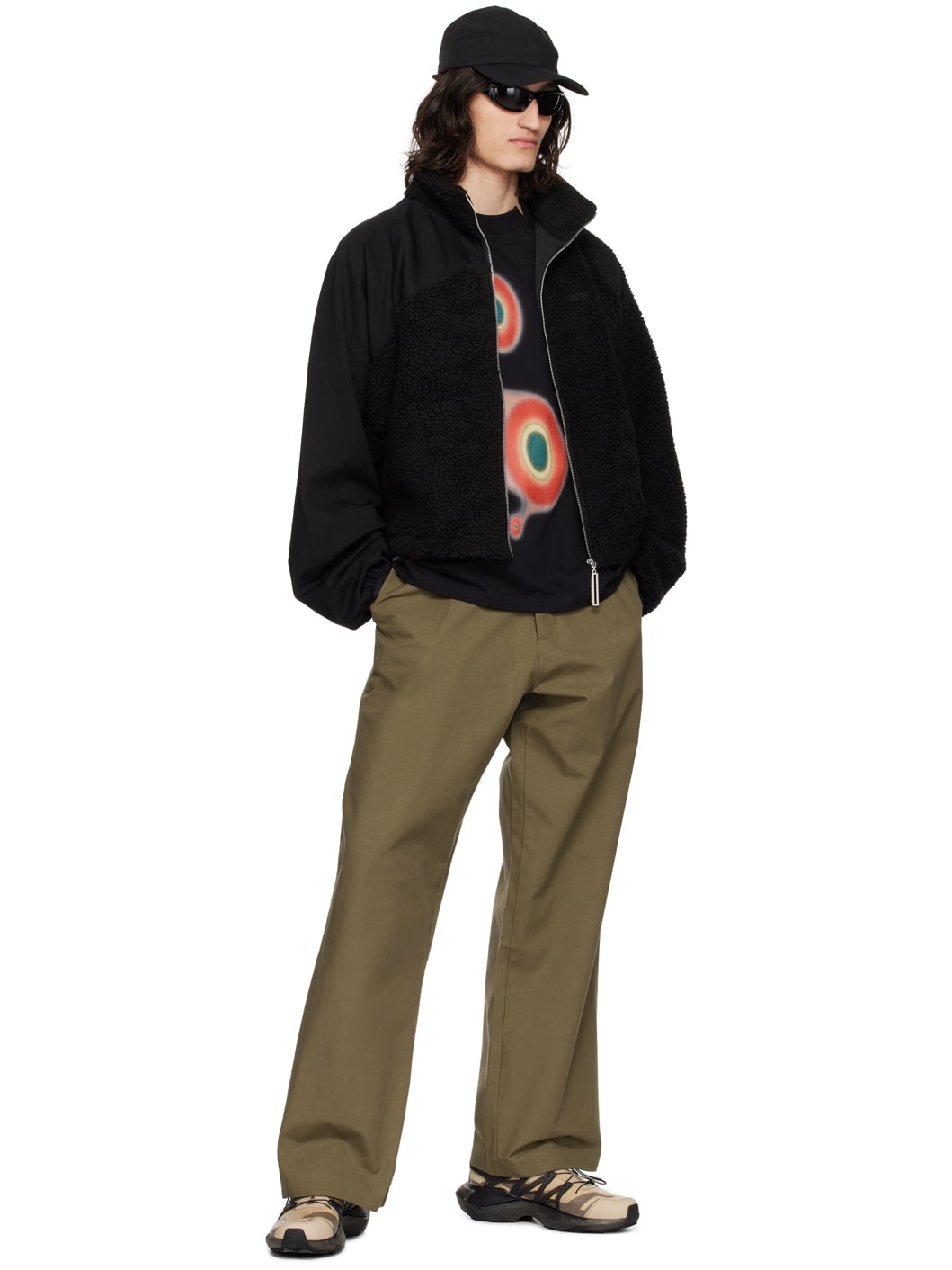 Khaki Pleated Trousers - 4