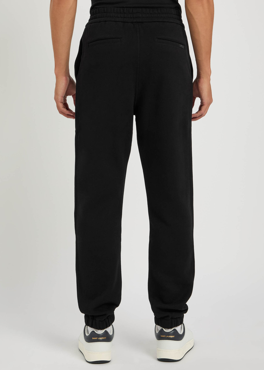 Saint Laurent Logo-embroidered Cotton Sweatpants - 3