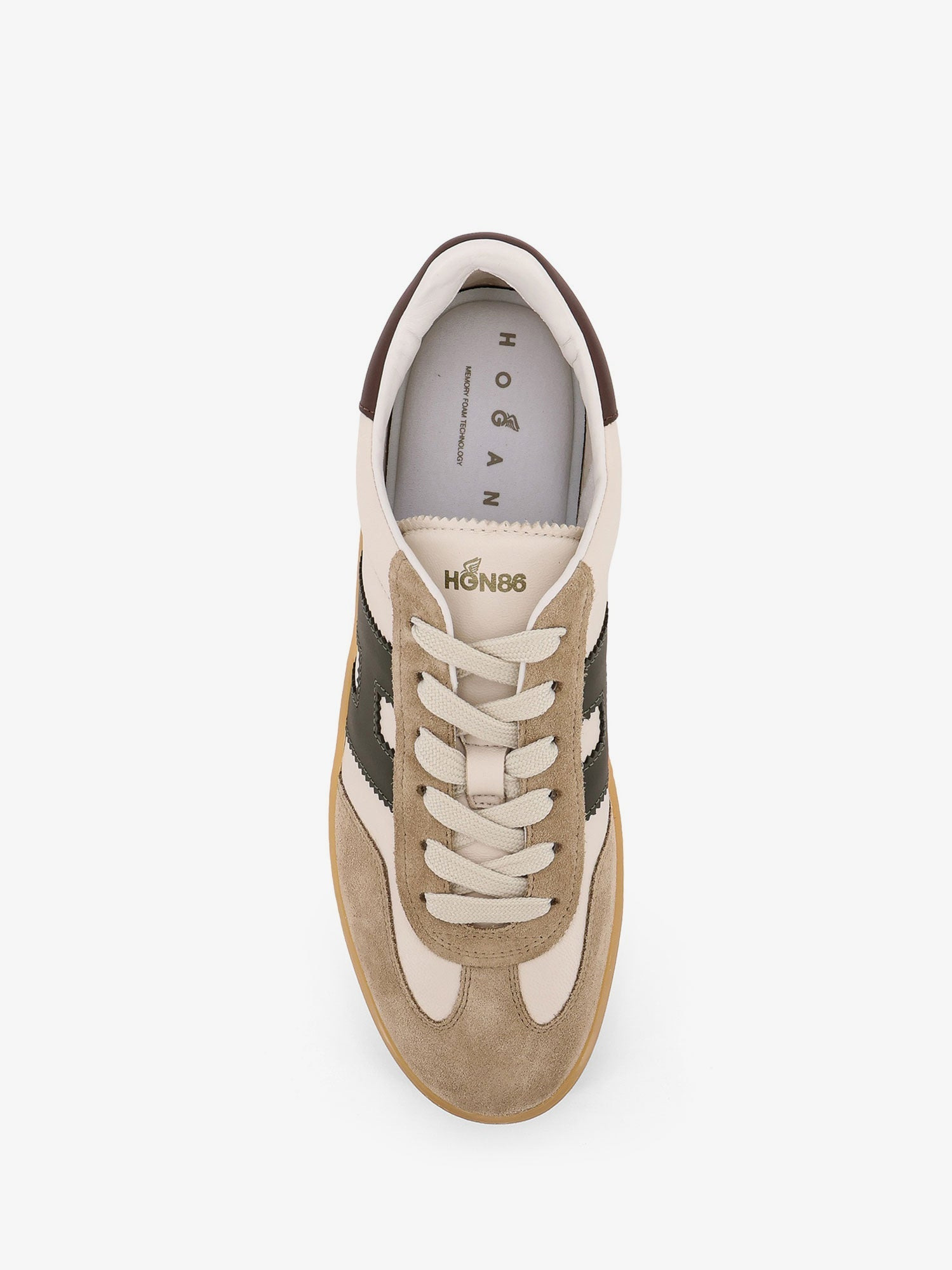 HOGAN COOL SUEDE AND LEATHER LOW-TOP SNEAKERS - 5