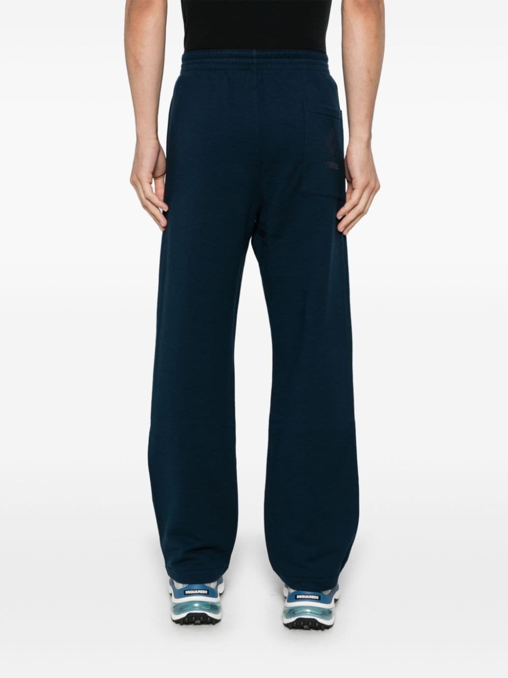 rubberised-logo track pants - 4