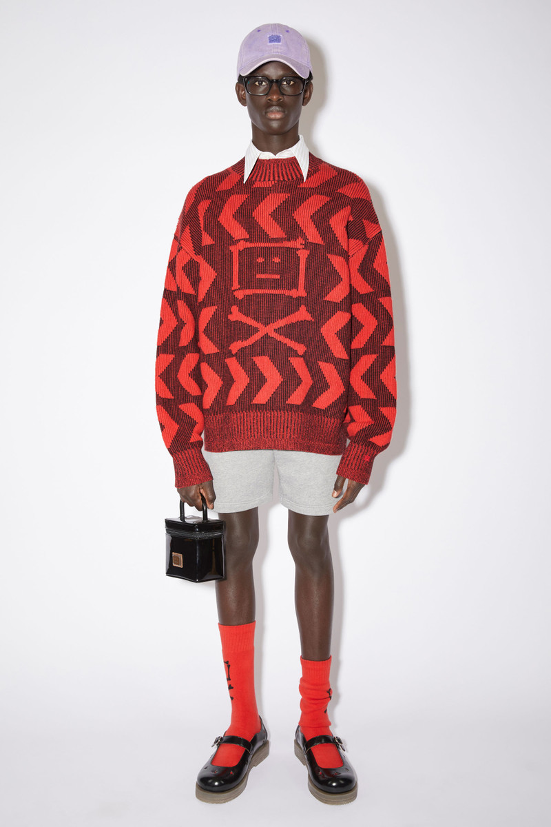 Acne Studios Leather buckle shoes - Black/amber outlook