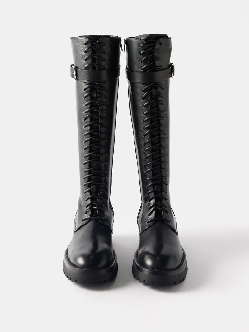 Ann Demeulemeester Lijsbet 50 lace-up leather boots