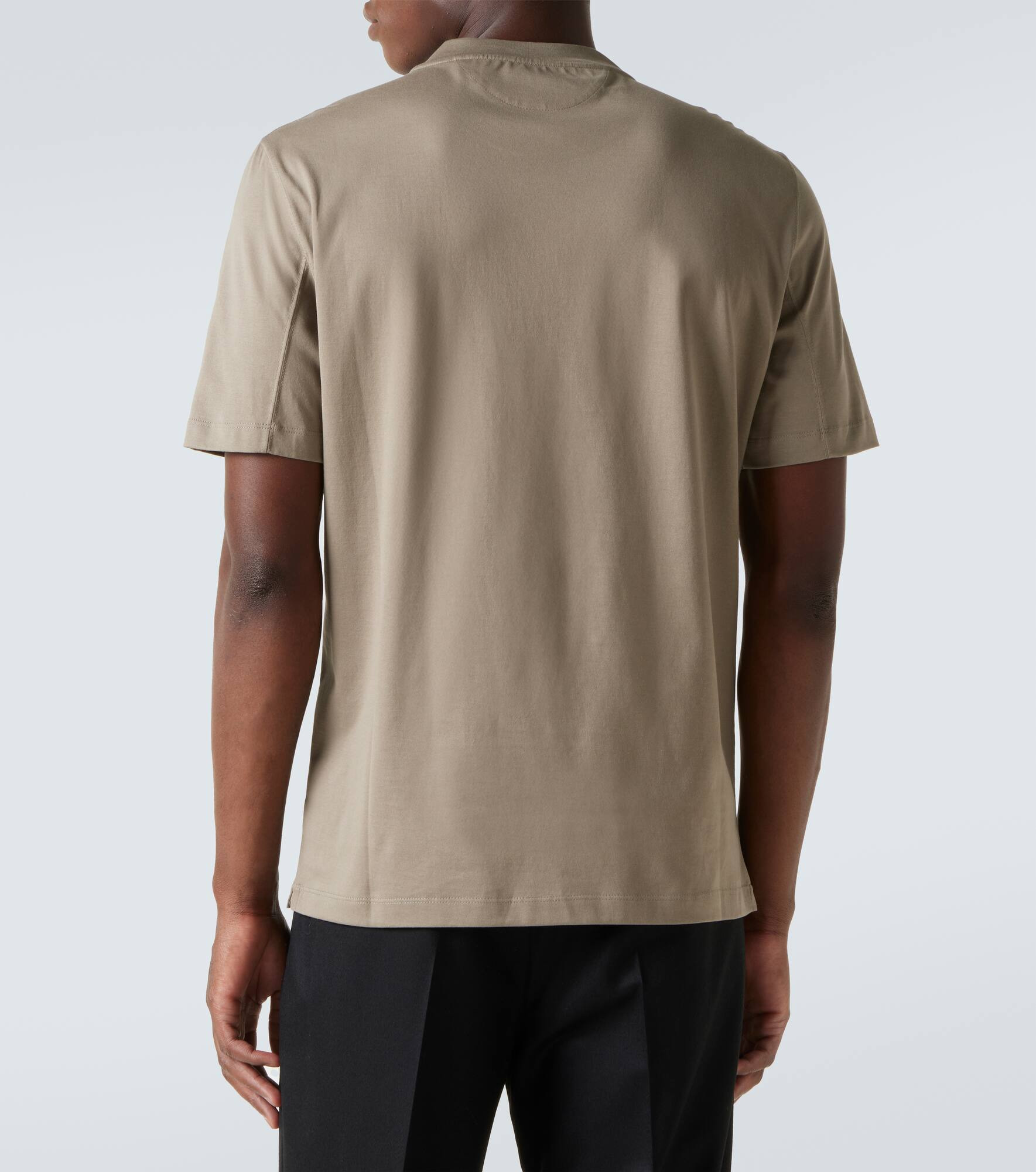 Logo cotton jersey T-shirt - 4