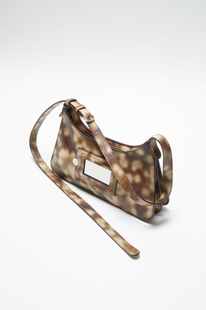 Platt mini shoulder bag - Multi brown 3