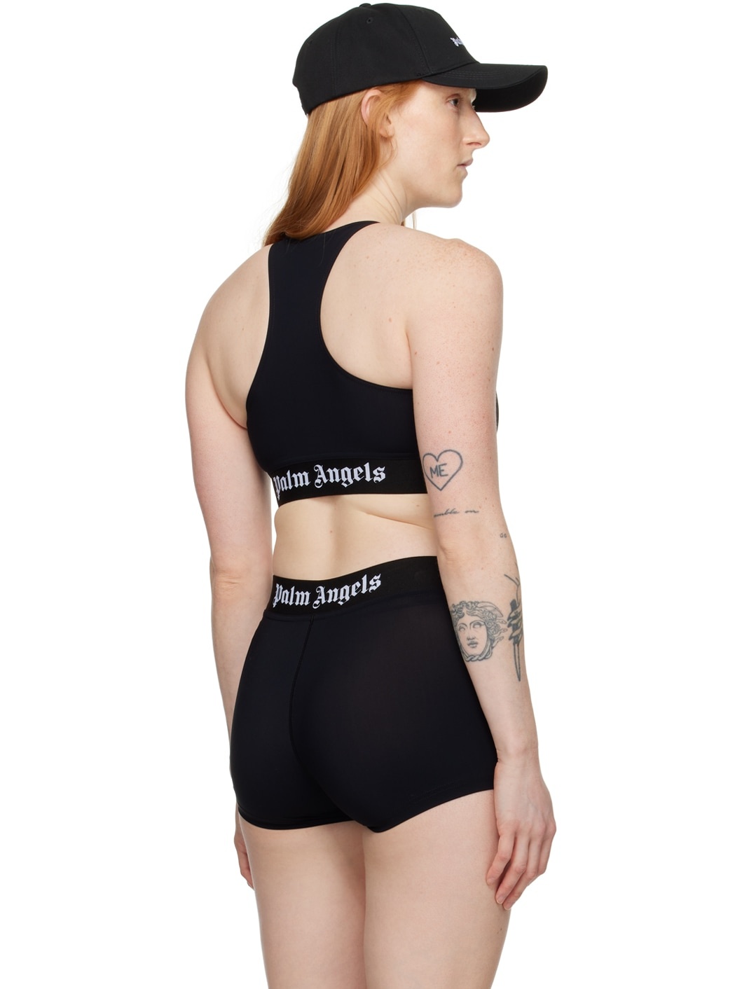 Black Crewneck Sport Bra - 3