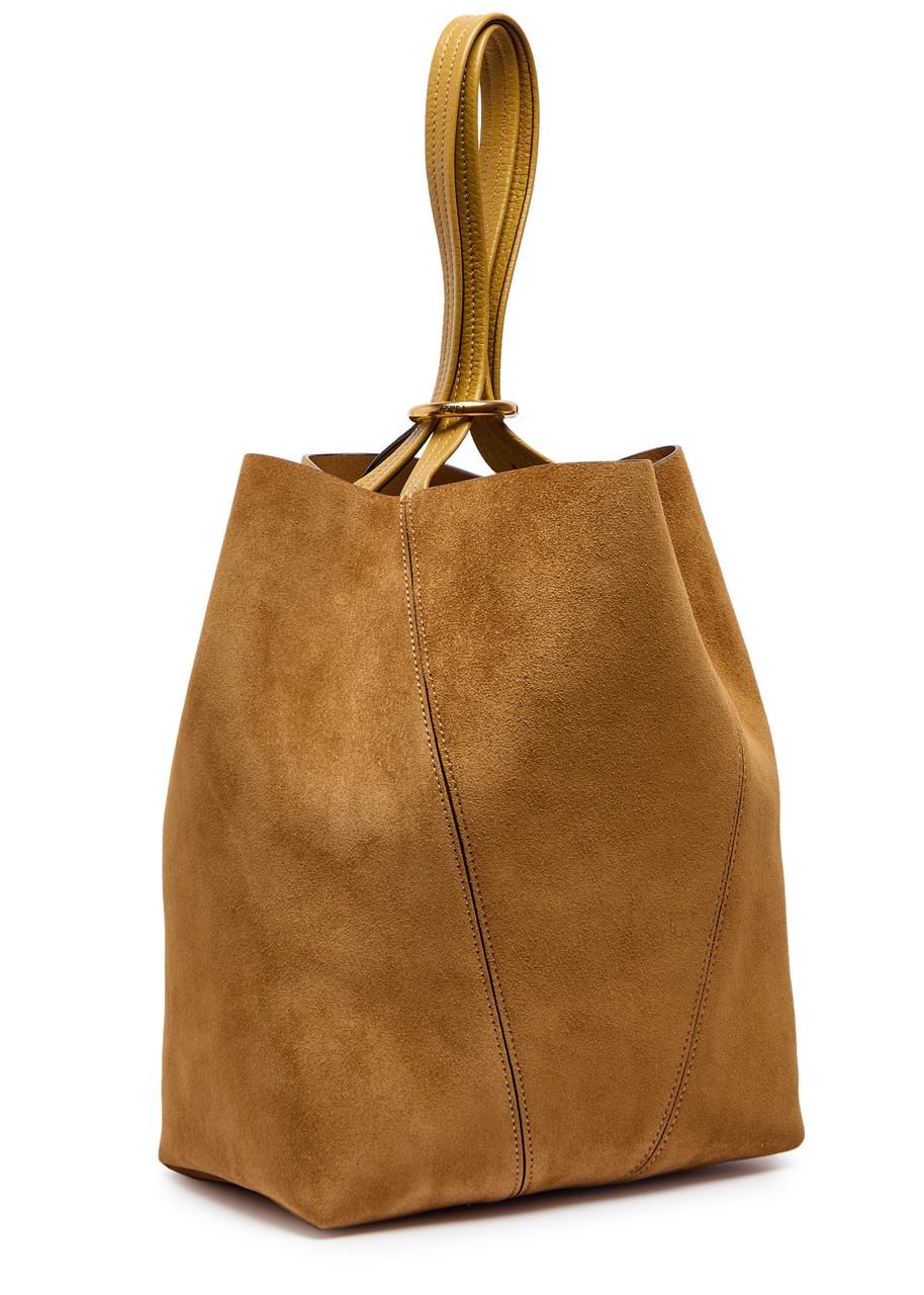 Chloe Spin Medium Suede Tote - 3