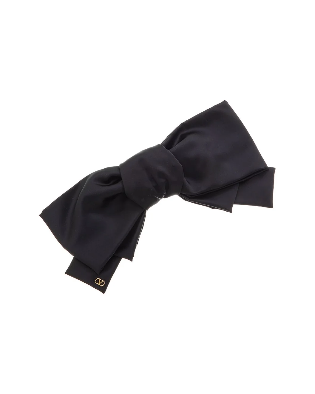 Valentino VLogo Signature Bow Silk Hair Clip - 1
