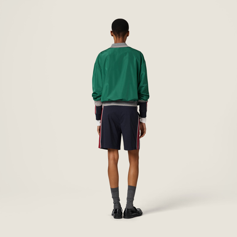 Technical poplin bomber jacket 3