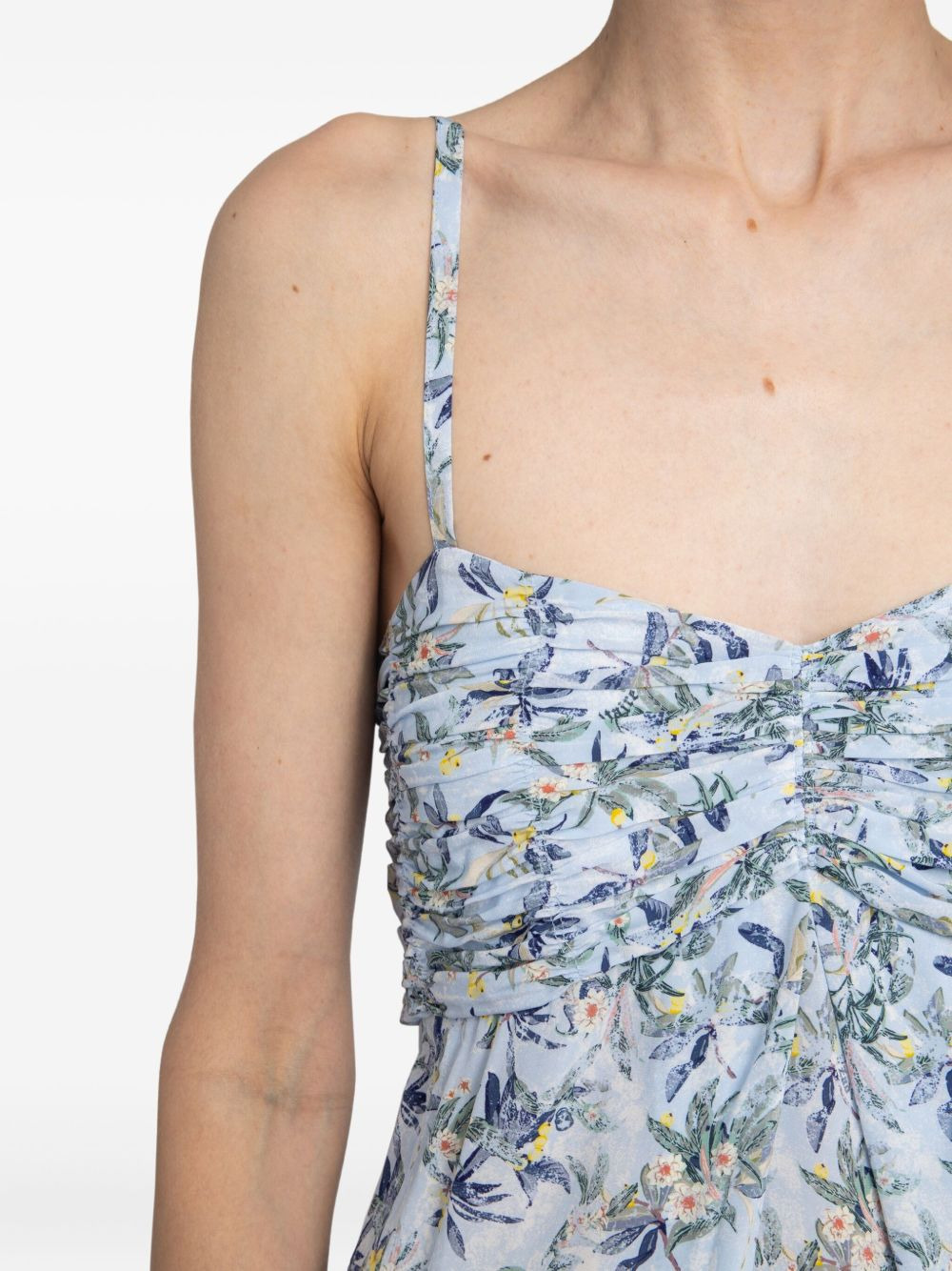 Cippie floral-print smocked top - 5