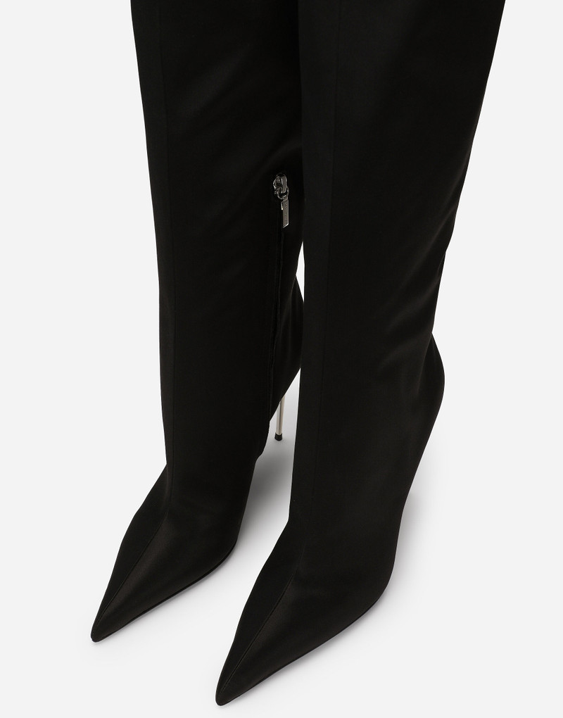 Satin boots 4