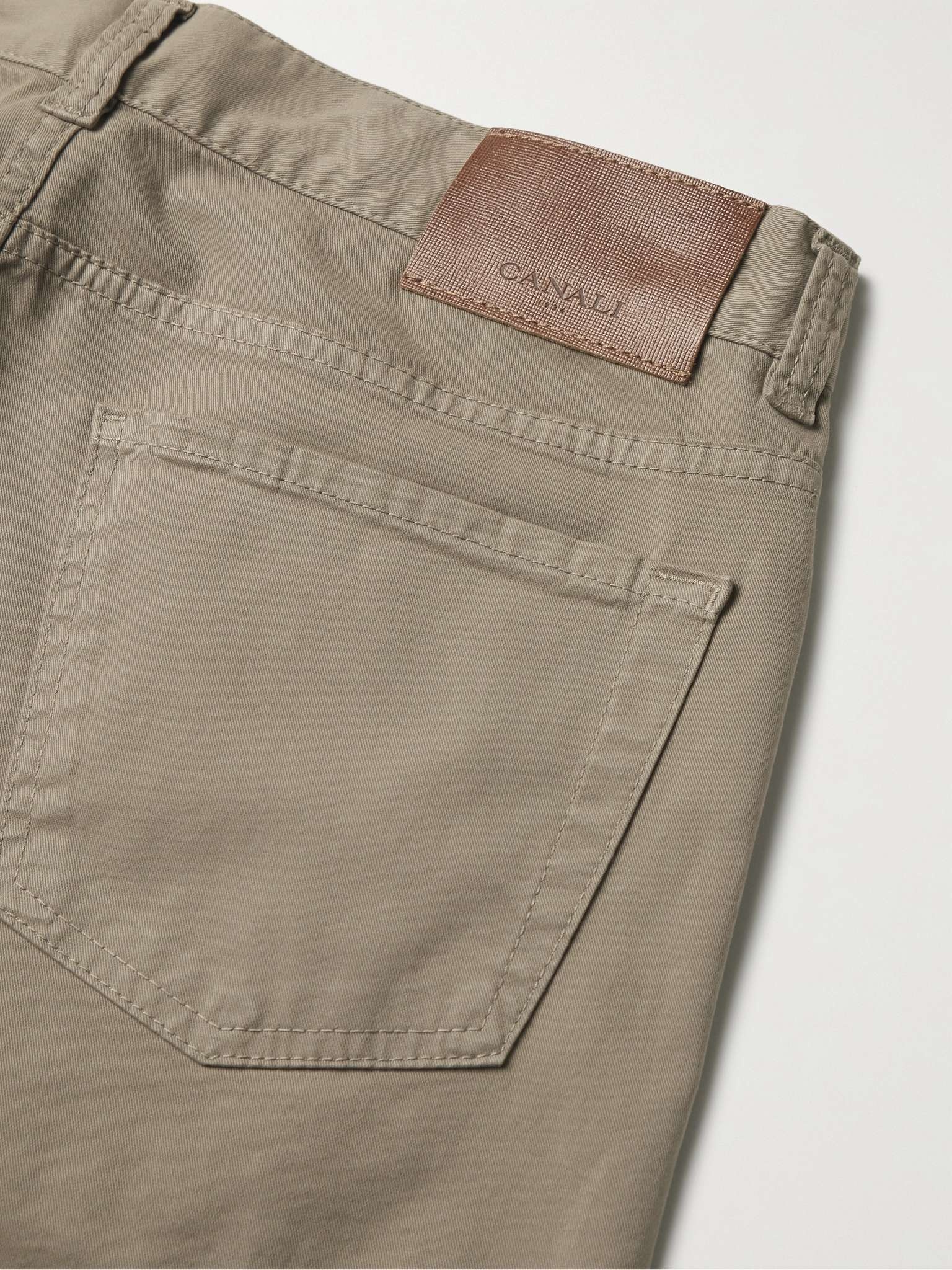 Slim-Fit Stretch-Cotton Twill Chinos - 5